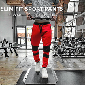 Pantalones Deportivos de Felpa Francesa para Hombre, Corte Ajustado, 100% Algodón, Estilo Casual, Cintura Media, con Bordado Personalizado - Product Image 2