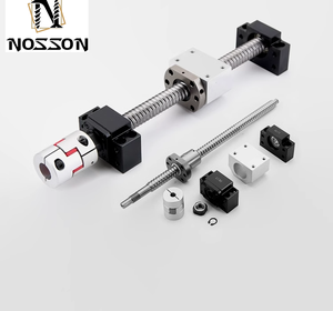 Juego de SFU1605: SFU1605 L300mm laminado C7 con extremos mecanizados + Tuerca de bola 1605 + Soporte de extremo BK/BF12 + Acoplador para piezas - Product Image 3