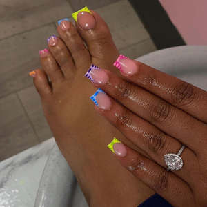 Kit de luxe en acrylique pour <span class=keywords><strong>ongles</strong></span> de doigts et de pieds, vente en gros, personnalisable, pour manucure, <span class=keywords><strong>faux</strong></span> <span class=keywords><strong>ongles</strong></span> à presser - Product Image 6