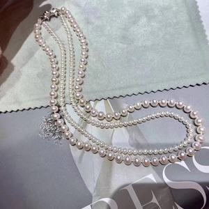 จี้ไข่มุกธรรมชาติขายส่ง งานฝีมือทอง K ระดับไฮเอนด์ หรูหรา เงินแท้ S925 ขนาด 11-12 มม. ด้านหน้าไร้ตำหนิ ชุดเครื่องประดับแฟชั่น - Product Image 3