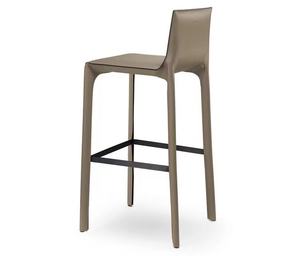 Banco de <span class=keywords><strong>Bar</strong></span> italiano, sillín ligero de lujo, silla de <span class=keywords><strong>Bar</strong></span> de cuero, Banco Simple alto, respaldo de Hotel, silla de <span class=keywords><strong>Bar</strong></span> de diseñador - Product Image 2