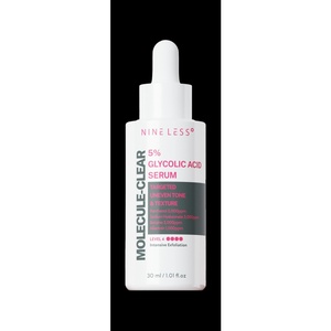[NINELESS] Sérum resurfaçant à l'acide glycolique 5% Molecule Clear 30ml pour exfoliation chimique AHA et peeling pour une peau lisse - Product Image 1