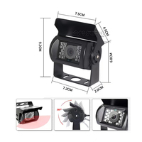 Venta Directa de Fábrica, Cámara de Seguridad IP69 Impermeable AHD/CCD 1080P de 360 Grados, Cámara Lateral de Marcha Atrás para Camiones, CCTV para Estacionamiento