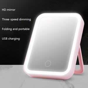 High Quality Adjustable LED Makeup <b>Mirror</b> Portable Glowing Vanity Table Lamp for Bedroom - Product Image 1