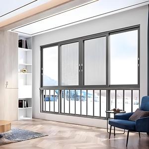 Tùy chỉnh kích thước thép không gỉ trượt cửa sổ cách âm muỗi net với khung hợp kim nhôm cho phòng ngủ kho OEM chấp nhận - Product Image 4