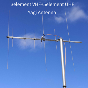 Antenna <span class=keywords><strong>Radio</strong></span> Yagi Direzionale Esterna in Acciaio Inox Dual Band VHF <span class=keywords><strong>UHF</strong></span> 144/430 12db dalla Cina - Product Image 2