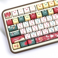 Claviers magnétiques en forme de chaton de Noël MAO très mignons compatibles MAC pour claviers F99/104/F87/68/98 Chine