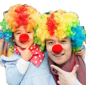 Nariz de payaso para <span class=keywords><strong>Halloween</strong></span>, accesorios para fiesta en casa, esponja roja, Cosplay, juguetes creativos para niños, <span class=keywords><strong>Halloween</strong></span> - Product Image 3