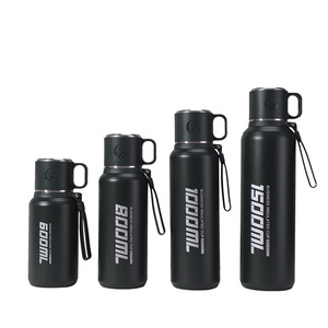 316 Stainless Steel Insulated Water Bottle 600Ml Double Lid With <b>Tea</b> Strainer Sports Outdoor Use - Product Image 3