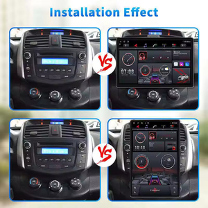 13 inç dönen 360 derece araba radyo çalar 1Din Qualcomm 2K ekran Carplay <span class=keywords><strong>Android</strong></span> oto evrensel GPS 4 + 32GB kafa ünitesi - Product Image 3