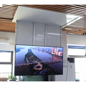 <span class=keywords><strong>Soporte</strong></span> de <span class=keywords><strong>Techo</strong></span> <span class=keywords><strong>Motorizado</strong></span> Retráctil y Extensible para <span class=keywords><strong>TV</strong></span> JGST Smart de 40-86 Pulgadas, Ajustable Eléctricamente - Product Image 3