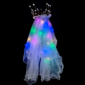 Diadema <span class=keywords><strong>de</strong></span> Hilo Suave con Luces <span class=keywords><strong>de</strong></span> Colores, Velo Luminoso <span class=keywords><strong>para</strong></span> <span class=keywords><strong>Despedida</strong></span> <span class=keywords><strong>de</strong></span> <span class=keywords><strong>Soltera</strong></span>, Día <span class=keywords><strong>de</strong></span> San Valentín, Accesorios <span class=keywords><strong>para</strong></span> Fiestas <span class=keywords><strong>de</strong></span> Futura Novia - Product Image 3