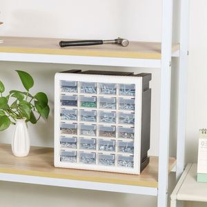 Choice Fun Stackable Food <b>Containers</b> Clear Storage Bins Home Organization Drawer Type Partition Wall Mounted Food Injection - Product Image 4