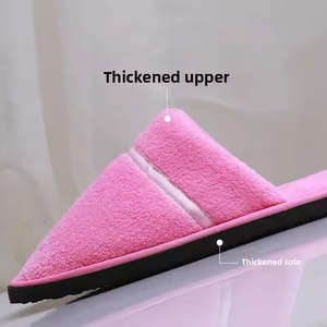 Chaussons d'intérieur jetables personnalisés <span class=keywords><strong>avec</strong></span> logo, doux et antidérapants, pour un confort optimal <span class=keywords><strong>dans</strong></span> les hôtels, les spas et les chambres d'hôtes. - Product Image 6