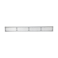 Lámpara Industrial LED de Tira Larga, de Aluminio Plateado, con Clasificación IP65, Regulable, Ángulo de Haz de 120°