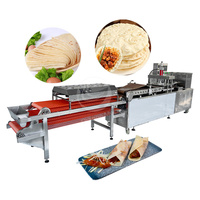 Ligne de production automatique de machines à pain arabe, machines industrielles pour la fabrication de tortillas, roti, chapati, shawarma, pain libanais