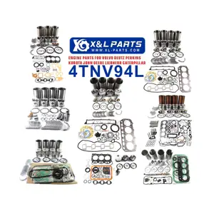 4TNV94 Engine Rebuild Kit With Cylinder Piston Ring Gasket Bearing Valves Set For Yanmar Diesel Engine