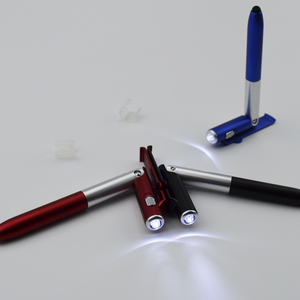 फोन धारक प्लास्टिक 4 में <span class=keywords><strong>1</strong></span> बहुक्रिया सक्रिय स्क्रीन स्टाइलस ballpoint कलम के साथ प्रकाश का नेतृत्व किया - Product Image 5