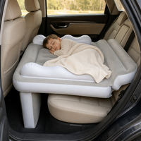 Matelas gonflable pliable pour enfants 82 cm en PVC floqué épaissi pour voiture, train à grande vitesse et avion