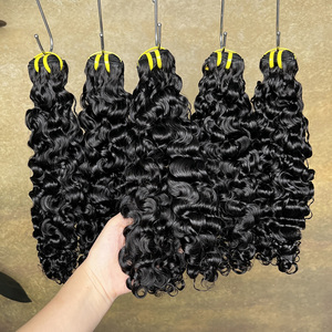 Extensiones de Cabello Humano Virgen Birmano Rizado Doble Trama, 100% Sin Procesar, Cutícula Alineada, Puntas Gruesas y Llenas - Product Image 2