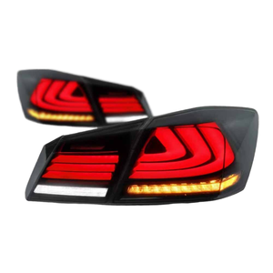 Car Accessories <b>Red</b> <b>LED</b> Tail <b>Light</b> Assembly for Accord 9th 9.5th Gen 2014-2016 DRL Turn Signal+Brake+Reverse <b>Light</b> - Product Image 1
