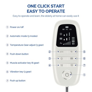 Appareil de massage électrique à traction lombaire Vibration réglable pour le soutien de la colonne vertébrale et du dos civière gonflable pour machine de massage - Product Image 6