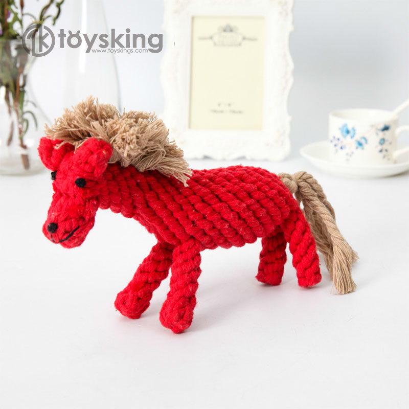 Забавная прочная хлопковая веревка для жевания, жевательная игрушка для собак и домашних животных