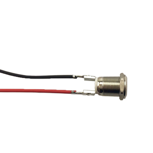YUMO-interruptor momentáneo de Metal IP67, 12mm, chapado en cobre plano, <span class=keywords><strong>sin</strong></span> indicador de luz - Product Image 6