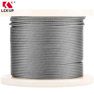 <span class=keywords><strong>Câble</strong></span> en acier inoxydable SS304 de 100 m, cordes en acier de 6 mm, <span class=keywords><strong>câble</strong></span> en acier inoxydable 7x19, fourni par l'usine - Product Image 4