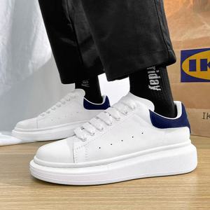 Zapatillas Casuales A08 de Moda, con Suela Gruesa, de Lona Blanca, Zapatillas Casuales Modernas de Color Blanco - Product Image 3