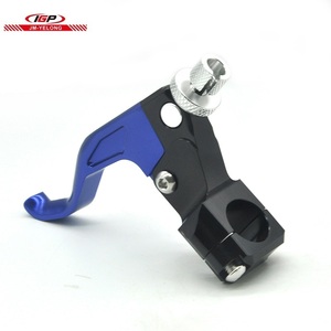 אביזרים לאופנוע מותאם אישית סגסוגת אלומיניום 22 מ "מ אופנוע קצר פעלולים מצמד ובלם עם מצמד כבל - Product Image 4