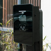 Duvara Monte Edilen Yeni 11kW-22kW EV Şarj Cihazı 380V 3 Faz IP65 Su Geçirmez Avrupa Standardı OCPP APP WIFI özellikli
