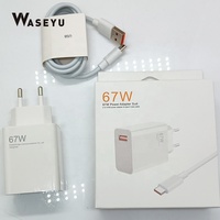 Chargeur rapide 67W, câble USB-C, prise US/EU, câble de charge rapide 67W Type C pour smartphones XIAOMI 17
