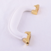 Poignée de traction en plastique blanc pour valise, bagage, boîte à bijoux en bois et accessoires