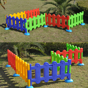 Hàng rào nhựa mềm chơi hàng rào mềm chơi cổng đầy màu sắc trò chơi trẻ em ngoài trời hàng rào cách ly trong nhà - Product Image 3