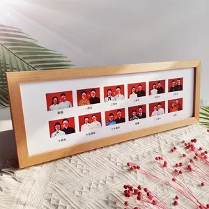 Aniversário de casamento 17.2*47.2*1.8cm Picture Frame Adequado para presentear no casamento Aniversário Noivado Photo Frame