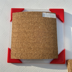 Protecteur de verre isolé en liège avec colle, séparateur en liège avec adhésif amovible, coussin d'expédition pour verre, coussin d'expédition en liège, <span class=keywords><strong>mousse</strong></span> - Product Image 2