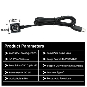 4K AF Auto Focus Zoom Micro Type-C <span class=keywords><strong>Mini</strong></span> <span class=keywords><strong>Caméra</strong></span> USB 8MP Objectif de mise au point automatique <span class=keywords><strong>pour</strong></span> <span class=keywords><strong>téléphone</strong></span> mobile Android - Product Image 4
