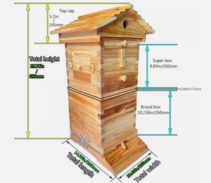 Mini Bijenkorf Bijenkorf 10 X Auto Honingframes Huis Super Broed Fir Box - Product Image 5