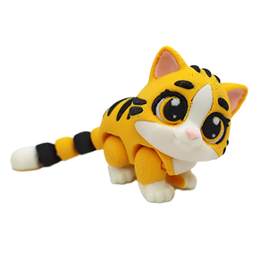 Figurines de tigre imprimées en 3D en PLA 2026 – Jouets créatifs articulés, ornements artisanaux tendance pour cadeaux et décorations intérieures - Product Image 1