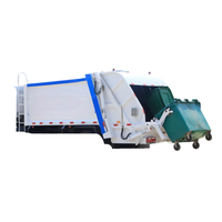 Superstructure de transfert de déchets municipaux économique de 10,5 m³ avec panneau de commande intelligent et ensemble supérieur de compression des déchets