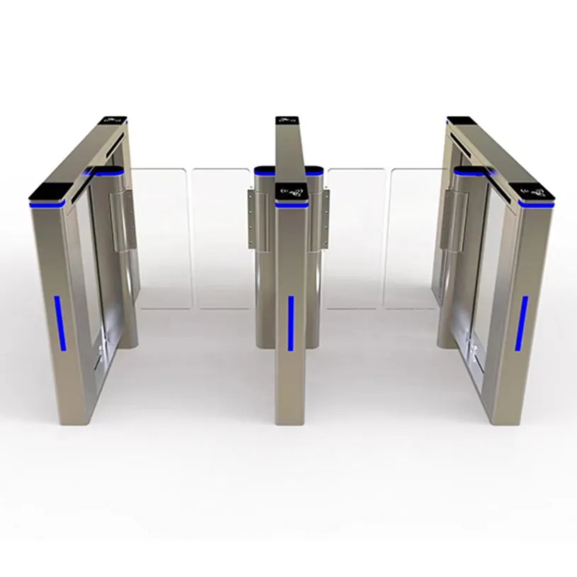 Access Control System Single or Double core Turnstile Speed Gate Barrier For Public Lobby