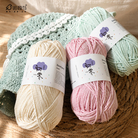 Fabric Factory Supplies Fancy Yarn Quick-drying Polyester Paper Yarn for Crocheting Sweater Bags and Hats