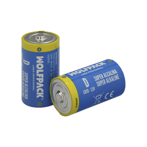 Batteria Alcalina Wolfpack D - LR20 (Confezione Blister da 2) - Product Image 1