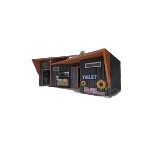 Conteneur de toilettes portables, toilettes extérieures pour attractions touristiques, design industriel, installation facile - Product Image 4
