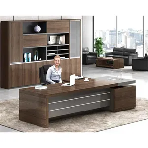 Luxe Bureau Bureau Mdf Baas Executive Desk