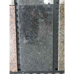 Loseta de Granito Negro Angola Natural Pulido de Primera Calidad, Corte a Medida, 1 Año de Garantía para Uso en Exteriores, Diseño Gráfico - Product Image 1