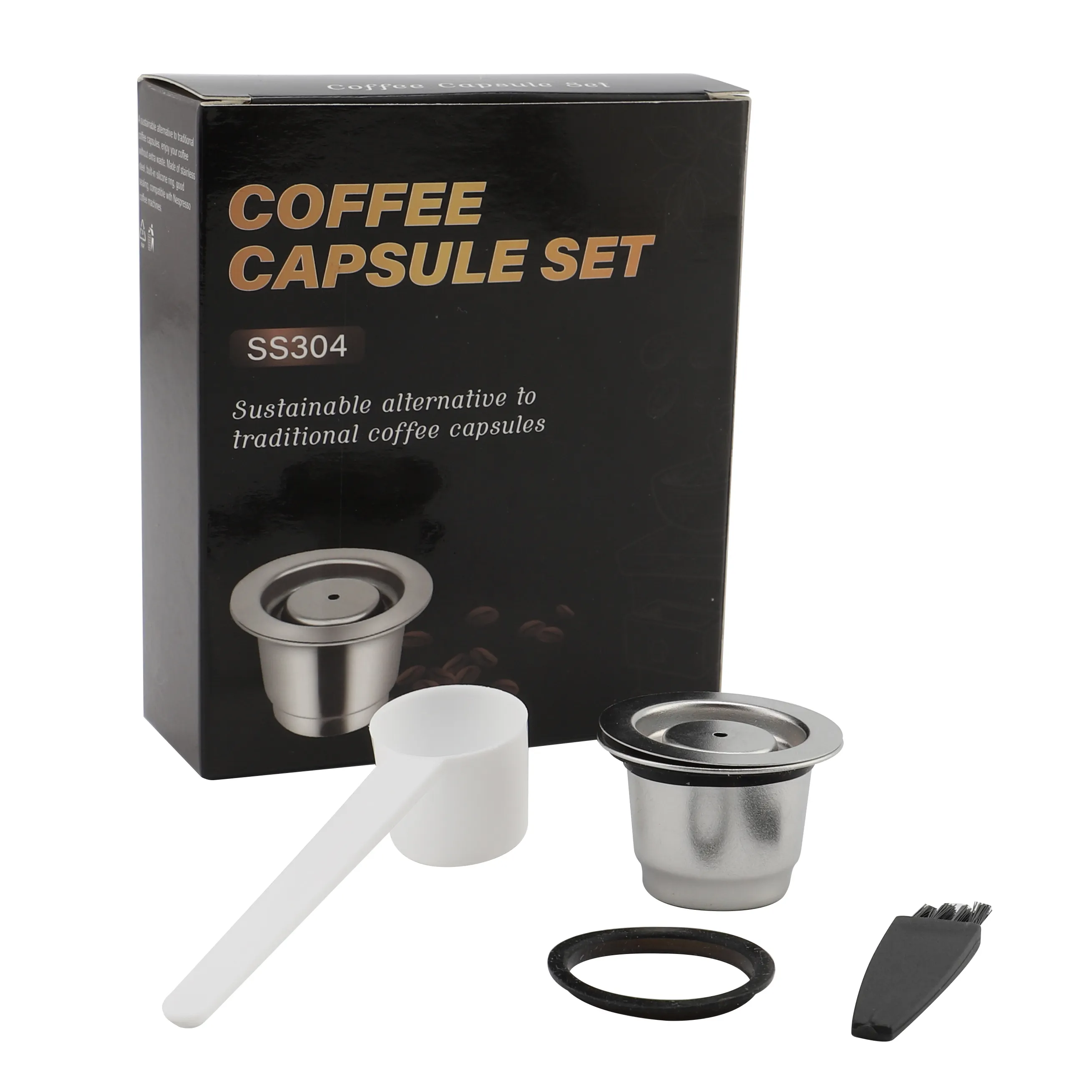 Roestvrijstalen Capsules Koffiefilter Herbruikbare K Cups Herbruikbare Koffiepads Voor Keurig 1.0 En 2.0 Koffiezetapparaten Voor Één Kopje