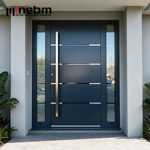 Nouvelle <span class=keywords><strong>Porte</strong></span> <span class=keywords><strong>d</strong></span>'Entrée Extérieure en Acier de Sécurité, Design Italien Moderne, Vente Chaude, Prix Abordable, pour Maisons - Product Image 3
