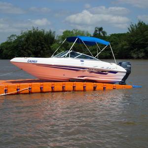 Plataforma <span class=keywords><strong>Flotante</strong></span> de HDPE de <span class=keywords><strong>Alta</strong></span> <span class=keywords><strong>Calidad</strong></span>, 500x500x400mm, 350kg/m, para Barcos y Muelles Flotantes - Product Image 1
